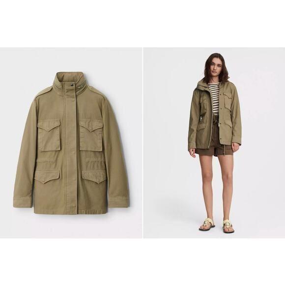 (4) $395 Rag & Bone M65 Field Jacket in Green Moss - Picture 2 of 6